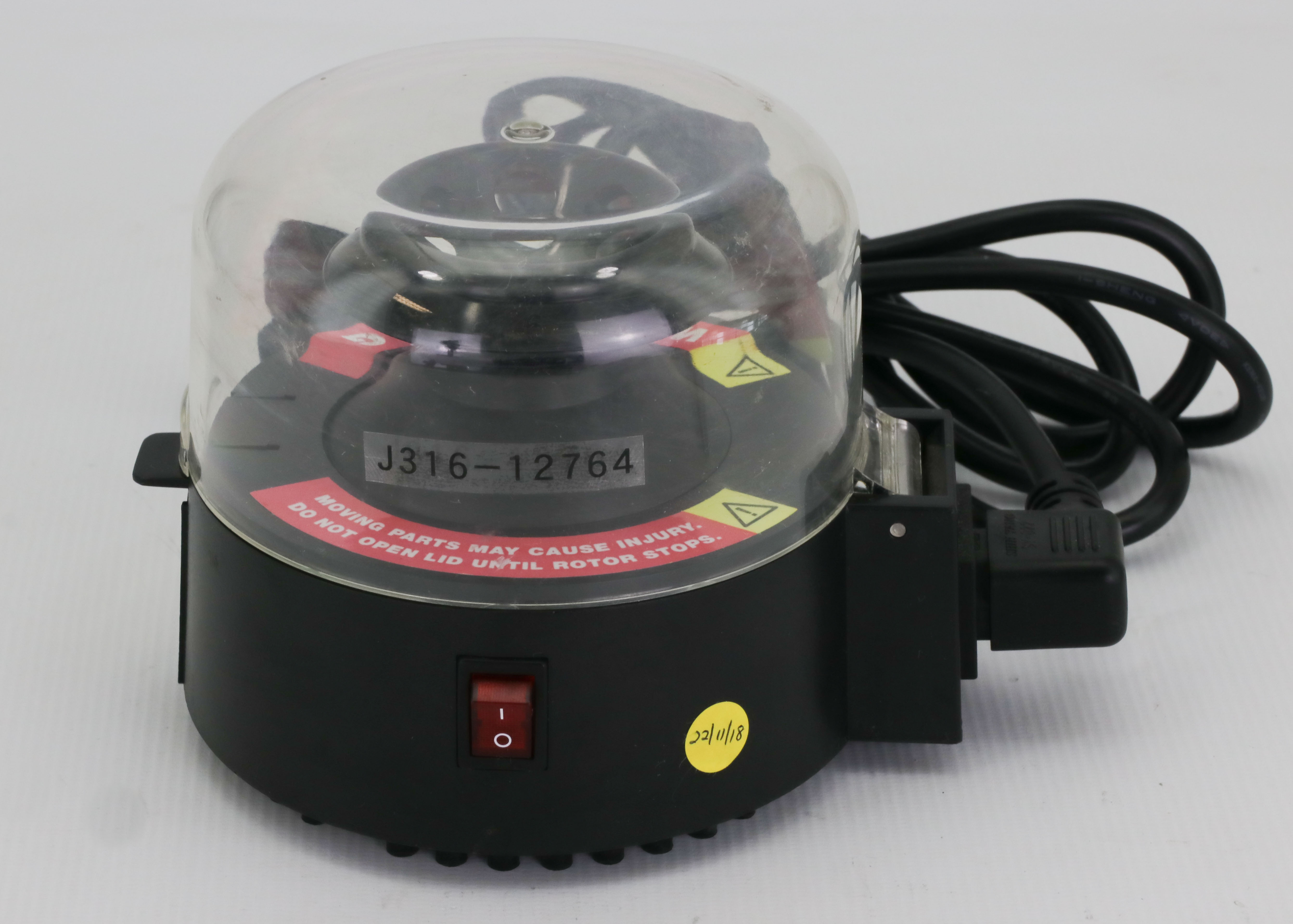 12764 BIOMEDIA MICRO-CENTRIFUGE, 100-240VAC, 50/60HZ, 15W PC-100